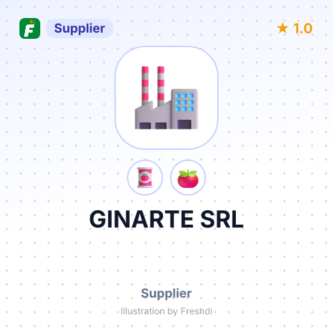 GINARTE SRL – summary card, no photo uploaded yet