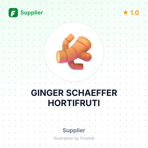 GINGER SCHAEFFER HORTIFRUTI – summary card, no photo uploaded yet