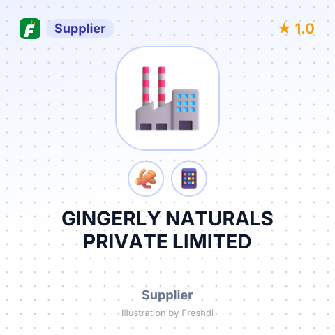 GINGERLY NATURALS PRIVATE LIMITED – summary card, no photo uploaded yet