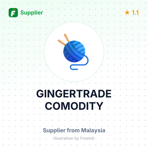 GINGERTRADE COMODITY – summary card, no photo uploaded yet