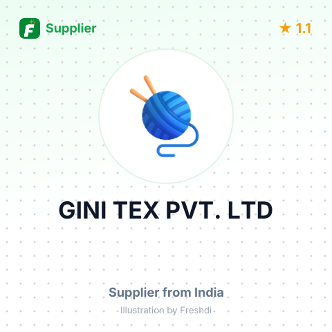 GINI TEX PVT. LTD – summary card, no photo uploaded yet