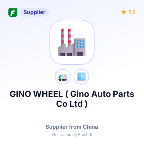 GINO WHEEL ( Gino Auto Parts Co Ltd ) – summary card, no photo uploaded yet