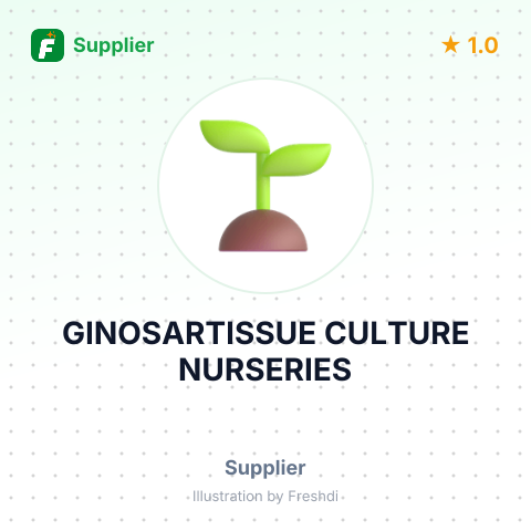GINOSARTISSUE CULTURE NURSERIES – summary card, no photo uploaded yet