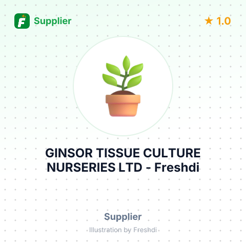 GINSOR TISSUE CULTURE NURSERIES LTD – summary card, no photo uploaded yet