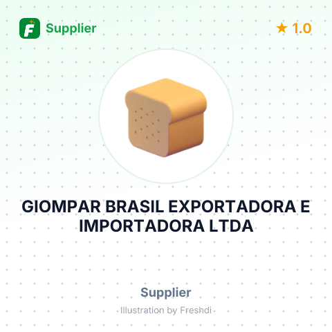 GIOMPAR BRASIL EXPORTADORA E IMPORTADORA LTDA – summary card, no photo uploaded yet