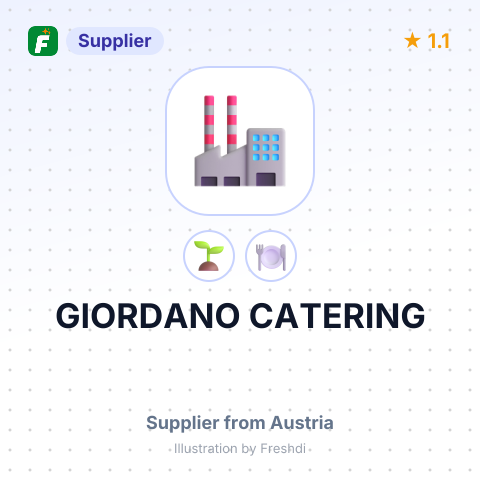 GIORDANO  CATERING – summary card, no photo uploaded yet