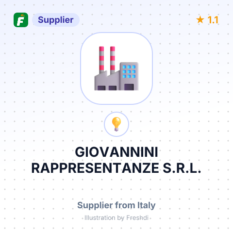 GIOVANNINI RAPPRESENTANZE S.R.L. – summary card, no photo uploaded yet