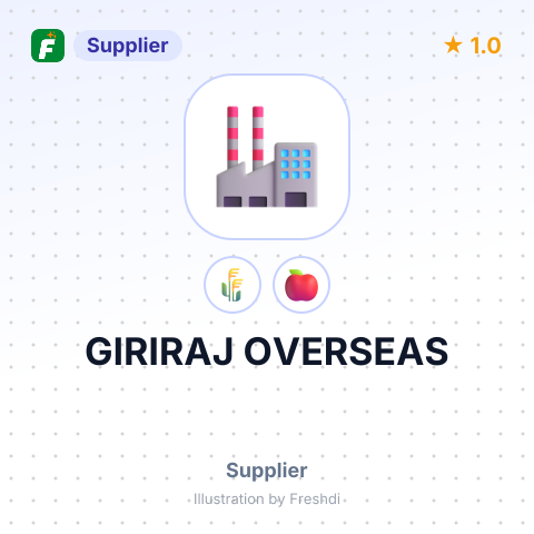 GIRIRAJ OVERSEAS – summary card, no photo uploaded yet