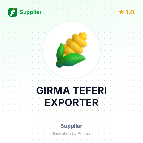 GIRMA TEFERI EXPORTER – summary card, no photo uploaded yet