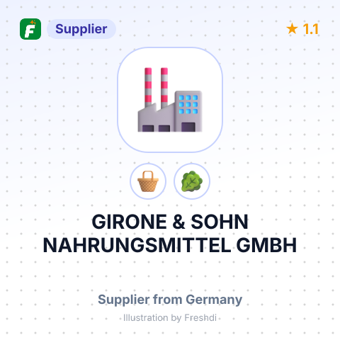 GIRONE & SOHN NAHRUNGSMITTEL GMBH – summary card, no photo uploaded yet