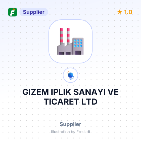 GIZEM IPLIK SANAYI VE TICARET LTD – summary card, no photo uploaded yet