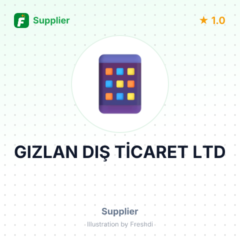 GIZLAN DIŞ TİCARET LTD – summary card, no photo uploaded yet