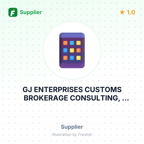 GJ ENTERPRISES CUSTOMS BROKERAGE CONSULTING, INCFABIO JARAMILLO1301 NW – summary card, no photo uploaded yet