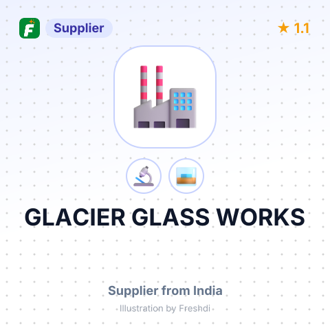 GLACIER GLASS WORKS – summary card, no photo uploaded yet