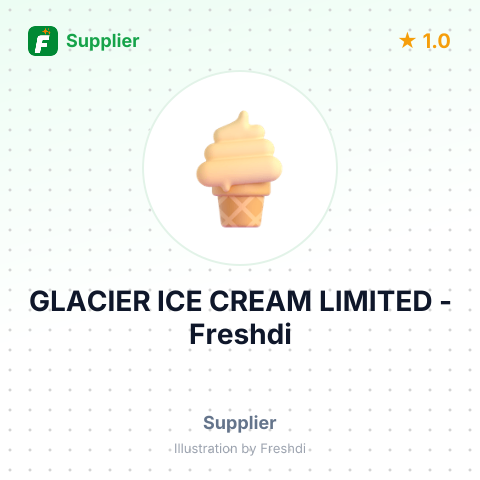 GLACIER ICE CREAM LIMITED – summary card, no photo uploaded yet