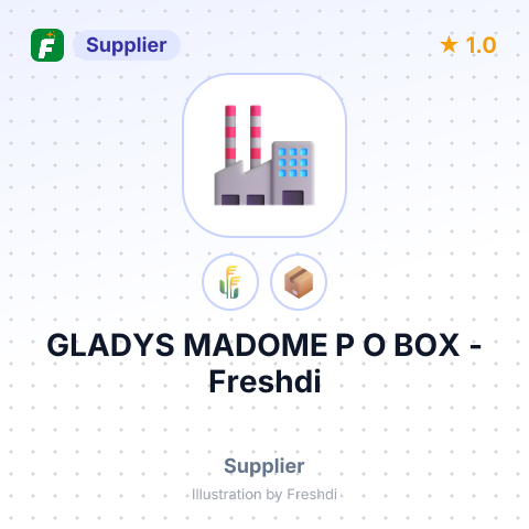 GLADYS MADOME P O BOX – summary card, no photo uploaded yet