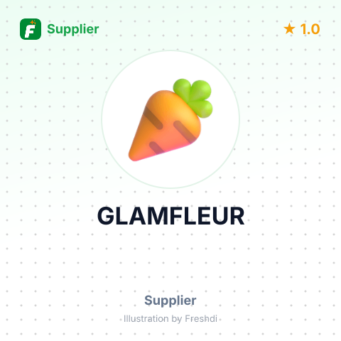 GLAMFLEUR – summary card, no photo uploaded yet