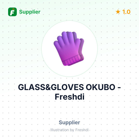 GLASS&GLOVES OKUBO – summary card, no photo uploaded yet