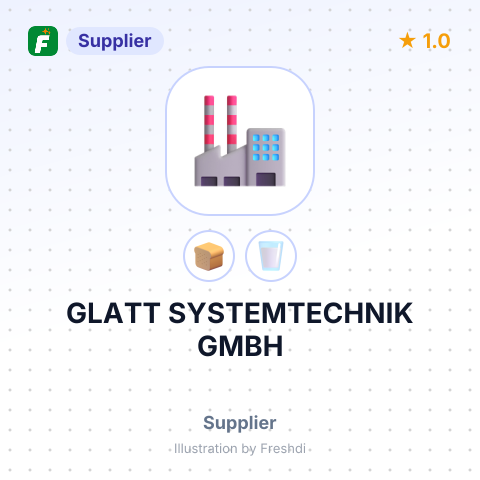 GLATT SYSTEMTECHNIK GMBH – summary card, no photo uploaded yet