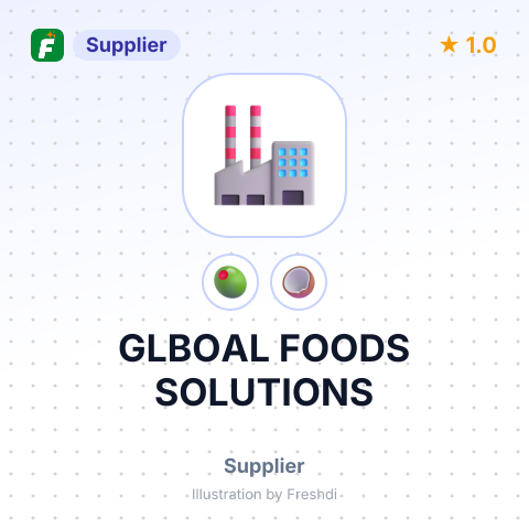 GLBOAL FOODS SOLUTIONS – summary card, no photo uploaded yet