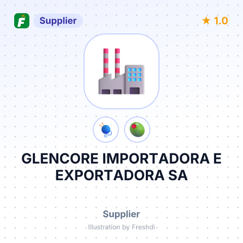GLENCORE IMPORTADORA E EXPORTADORA SA – summary card, no photo uploaded yet