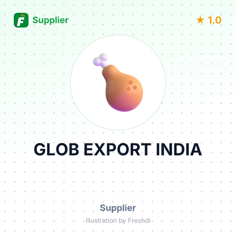 GLOB EXPORT INDIA – summary card, no photo uploaded yet