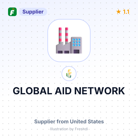 GLOBAL AID NETWORK – summary card, no photo uploaded yet