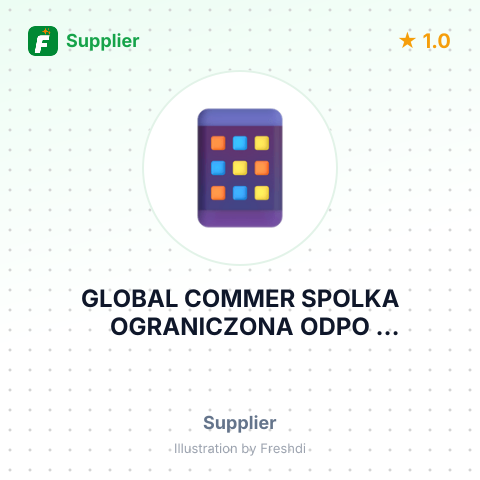 GLOBAL COMMER SPOLKA OGRANICZONA ODPO WIEDZIALNOSCIA – summary card, no photo uploaded yet