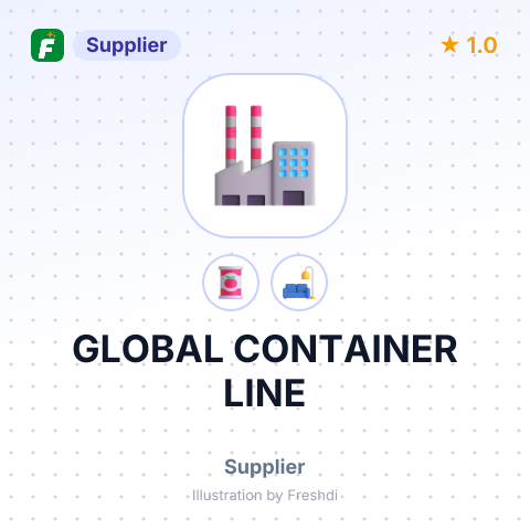 GLOBAL CONTAINER LINE – summary card, no photo uploaded yet