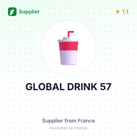 GLOBAL DRINK 57 – summary card, no photo uploaded yet