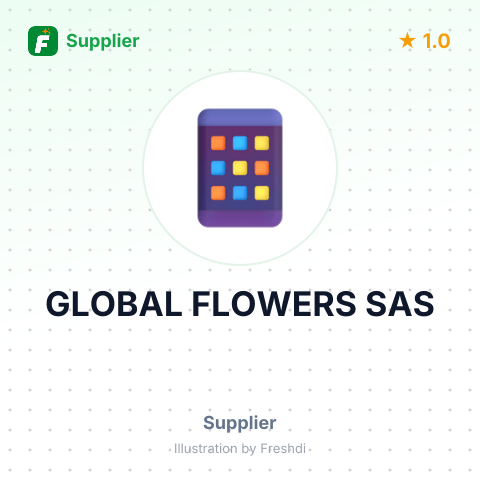 GLOBAL FLOWERS SAS – summary card, no photo uploaded yet