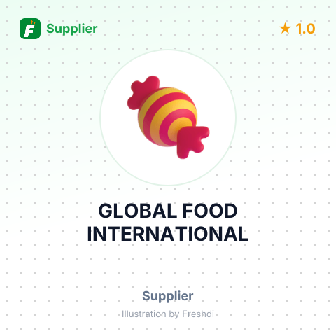 GLOBAL FOOD INTERNATIONAL – summary card, no photo uploaded yet