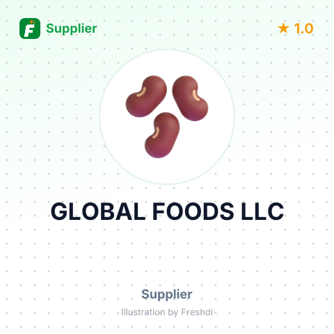 GLOBAL FOODS LLC – summary card, no photo uploaded yet