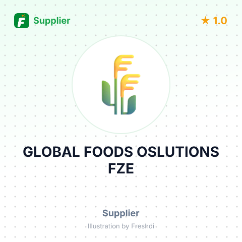 GLOBAL FOODS OSLUTIONS FZE – summary card, no photo uploaded yet