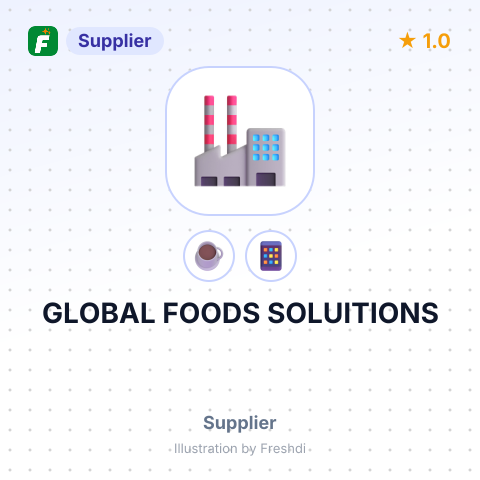GLOBAL FOODS SOLUITIONS – summary card, no photo uploaded yet