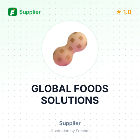 GLOBAL FOODS SOLUTIONS – summary card, no photo uploaded yet