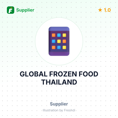 GLOBAL FROZEN FOOD THAILAND – summary card, no photo uploaded yet
