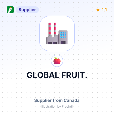 GLOBAL FRUIT. – summary card, no photo uploaded yet