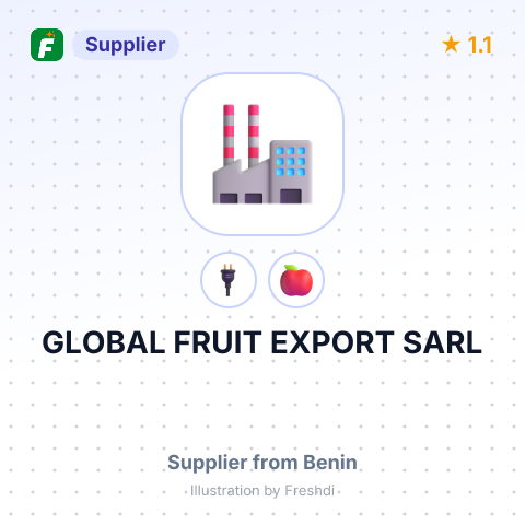 GLOBAL FRUIT EXPORT SARL – summary card, no photo uploaded yet