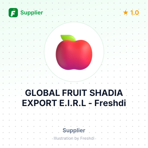GLOBAL FRUIT SHADIA EXPORT E.I.R.L – summary card, no photo uploaded yet