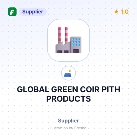 GLOBAL GREEN COIR PITH PRODUCTS – summary card, no photo uploaded yet