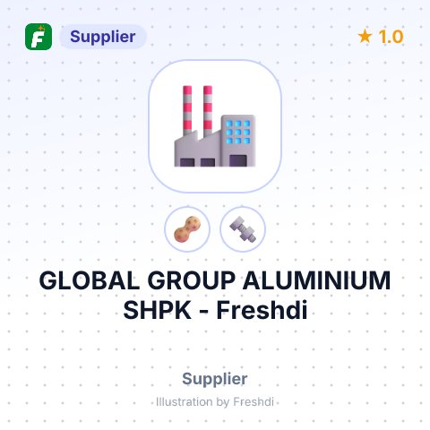 GLOBAL GROUP ALUMINIUM SHPK – summary card, no photo uploaded yet