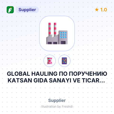 GLOBAL HAULING ПО ПОРУЧЕНИЮ KATSAN GIDA SANAYI VE TICARET LTD – summary card, no photo uploaded yet