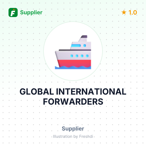 GLOBAL INTERNATIONAL FORWARDERS – summary card, no photo uploaded yet