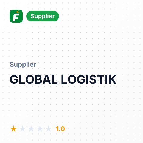 GLOBAL LOGISTIK – summary card, no photo uploaded yet