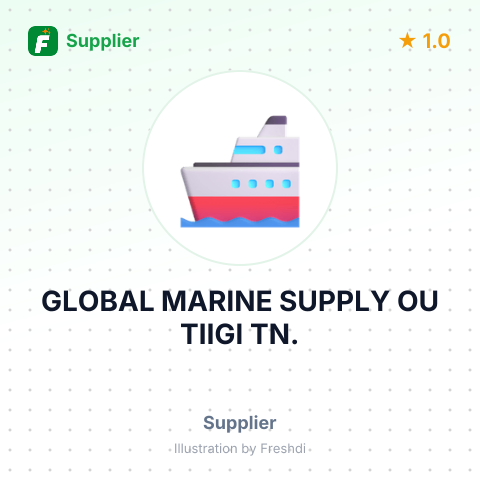 GLOBAL MARINE SUPPLY OU TIIGI TN. – summary card, no photo uploaded yet