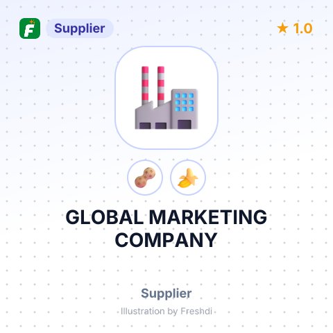 GLOBAL MARKETING COMPANY – summary card, no photo uploaded yet