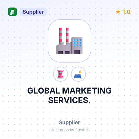 GLOBAL MARKETING SERVICES. – summary card, no photo uploaded yet