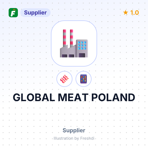 GLOBAL MEAT POLAND – summary card, no photo uploaded yet