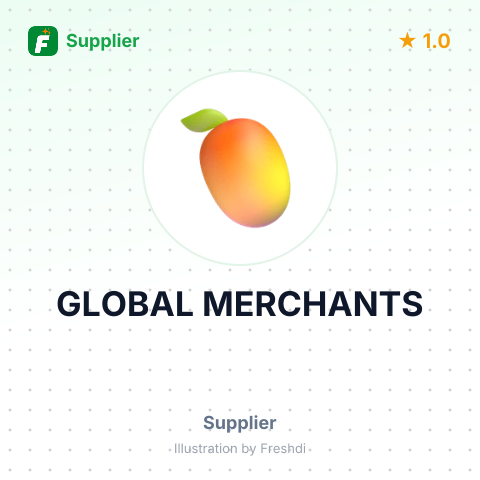 GLOBAL MERCHANTS – summary card, no photo uploaded yet